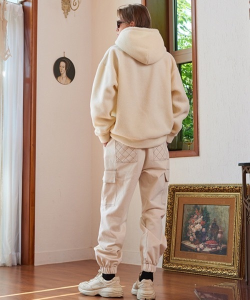 13MONTH（サーティーンマンス）の「【13month 】ニュートロフリースパーカー（パーカー・レディース・アイボリー・MEDIUM/LARGE）」の3枚目の写真