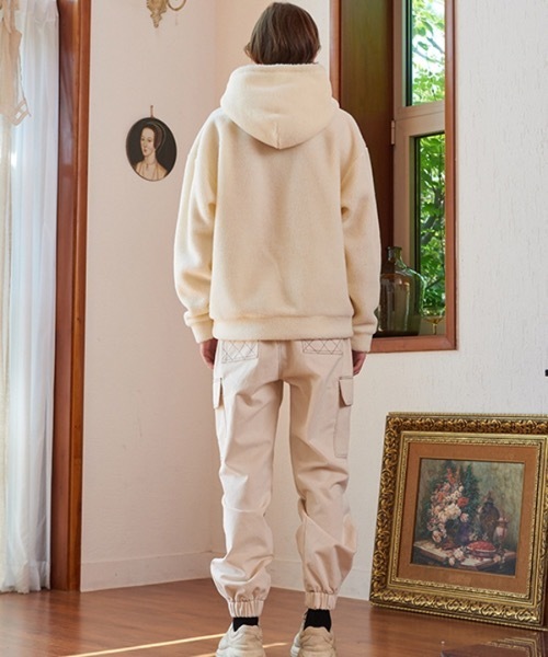 13MONTH（サーティーンマンス）の「【13month 】ニュートロフリースパーカー（パーカー・レディース・アイボリー・MEDIUM/LARGE）」の7枚目の写真