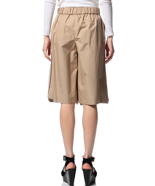 ASTRAET（アストラット）の「ASTRAET(アストラット) コットンパイピング8分丈ワイドパンツ◆（その他パンツ・レディース・ブラック/ベージュ・0/1）」の3枚目の写真