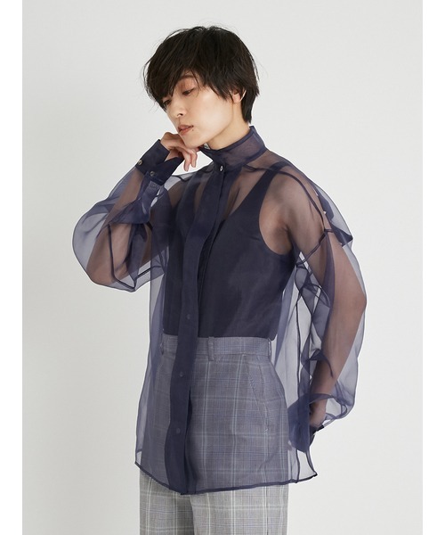 styling/（スタイリング）の「オーガンザシャツブラウス（シャツ 