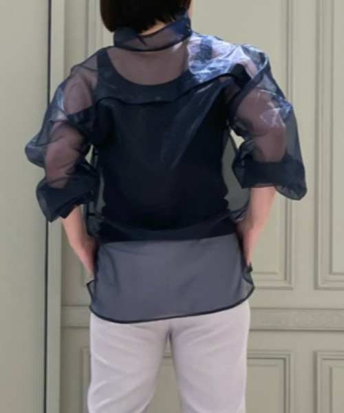 styling/（スタイリング）の「オーガンザシャツブラウス（シャツ 