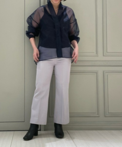 styling/（スタイリング）の「オーガンザシャツブラウス（シャツ 