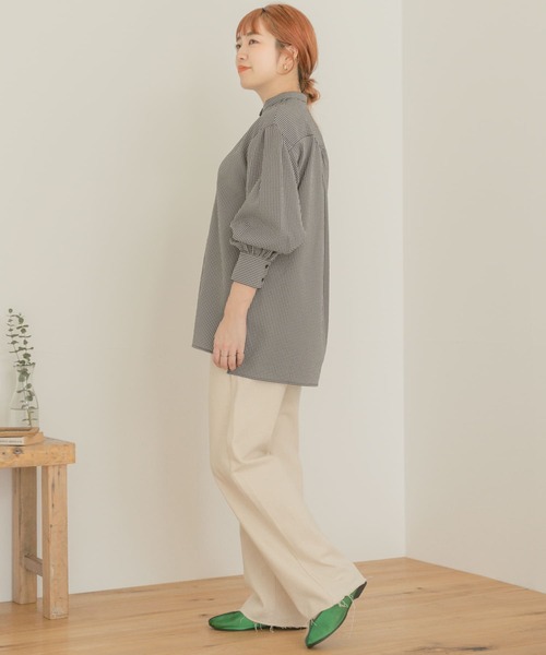 ITEMS URBANRESEARCH(アイテムズ アーバンリサーチ)の「デニムストレートパンツ(デニムパンツ・レディース・アイボリー/インディゴブルー/ブラック・MEDIUM/SMALL)」の12枚目の写真