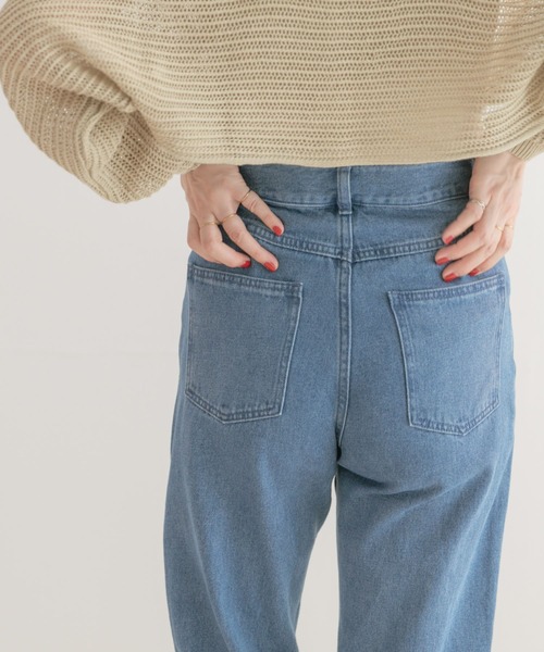 ITEMS URBANRESEARCH(アイテムズ アーバンリサーチ)の「デニムストレートパンツ(デニムパンツ・レディース・アイボリー/インディゴブルー/ブラック・MEDIUM/SMALL)」の16枚目の写真