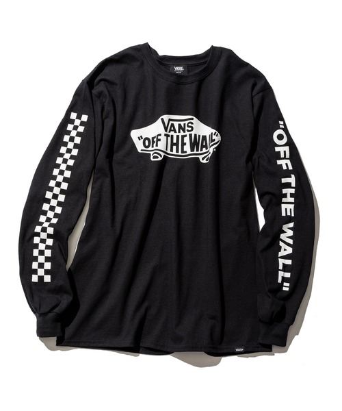 VANS（バンズ）の「別注：VANS/ヴァンズ OTW&Checker L/S T-Shirts ロゴプリントロンT 袖プリント（Tシャツ/カットソー・メンズ・ホワイト/ブラック/ピンク/ブルー・S/M/L）」の15枚目の写真