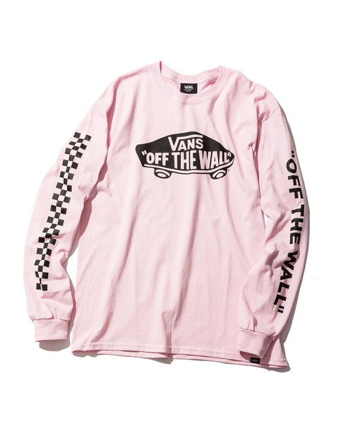VANS（バンズ）の「別注：VANS/ヴァンズ OTW&Checker L/S T-Shirts ロゴプリントロンT 袖プリント（Tシャツ/カットソー・メンズ・ホワイト/ブラック/ピンク/ブルー・S/M/L）」の16枚目の写真