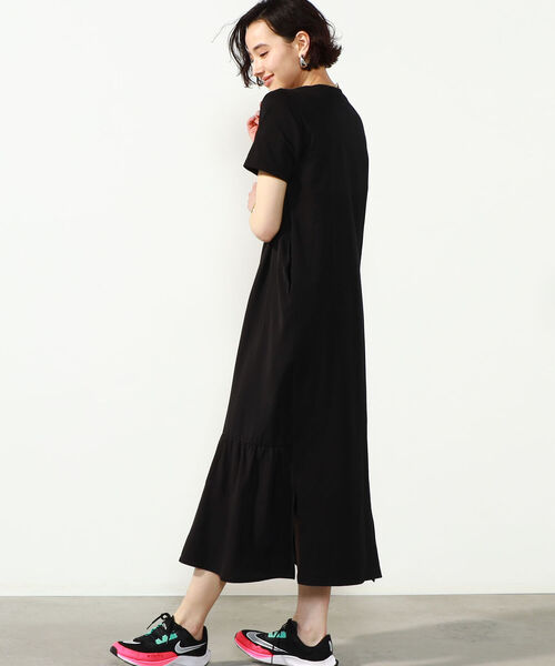 NOLLEY’S(ノーリーズ)の「◇【WEB限定】布帛切り替えティアードカットワンピース(ワンピース・レディース・ブラック/オフホワイト/オリーブ/インディゴブルー・FREE)」の16枚目の写真