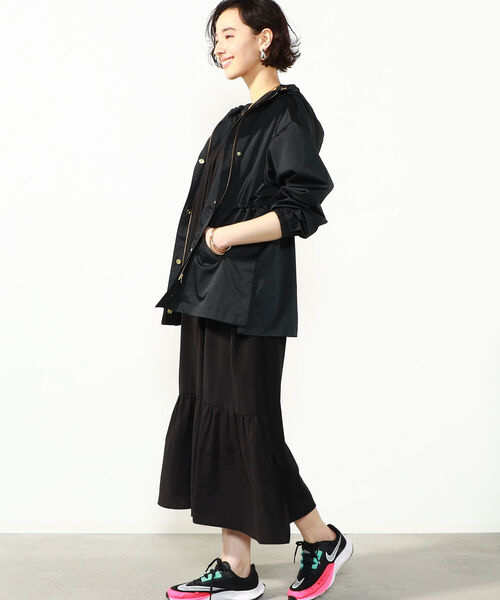 NOLLEY’S(ノーリーズ)の「◇【WEB限定】布帛切り替えティアードカットワンピース(ワンピース・レディース・ブラック/オフホワイト/オリーブ/インディゴブルー・FREE)」の18枚目の写真