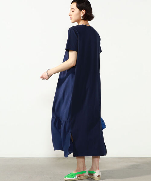 NOLLEY’S(ノーリーズ)の「◇【WEB限定】布帛切り替えティアードカットワンピース(ワンピース・レディース・ブラック/オフホワイト/オリーブ/インディゴブルー・FREE)」の21枚目の写真