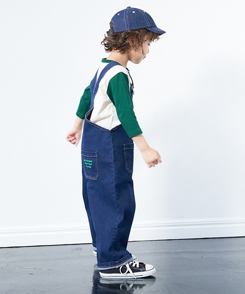 b・ROOM（ビールーム）の「オーバーオール（サロペット/オーバーオール・キッズ・ネイビー/ブルー・100cm/120cm/110cm/90cm/130cm）」の15枚目の写真