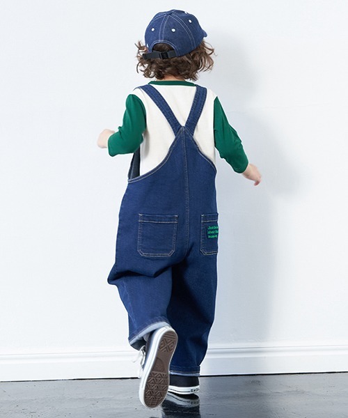 b・ROOM（ビールーム）の「オーバーオール（サロペット/オーバーオール・キッズ・ネイビー/ブルー・100cm/120cm/110cm/90cm/130cm）」の16枚目の写真