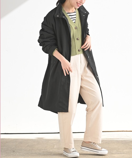 rps(アールピーエス)の「オーバースタンドモッズコート(モッズコート・レディース・ブラック/カーキ/グレイッシュベージュ・M)」の5枚目の写真
