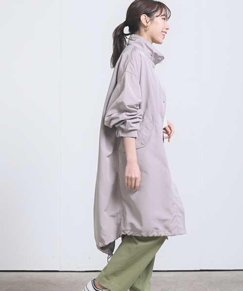 rps(アールピーエス)の「オーバースタンドモッズコート(モッズコート・レディース・ブラック/カーキ/グレイッシュベージュ・M)」の14枚目の写真