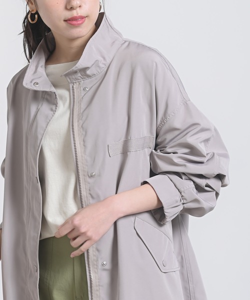 rps(アールピーエス)の「オーバースタンドモッズコート(モッズコート・レディース・ブラック/カーキ/グレイッシュベージュ・M)」の16枚目の写真