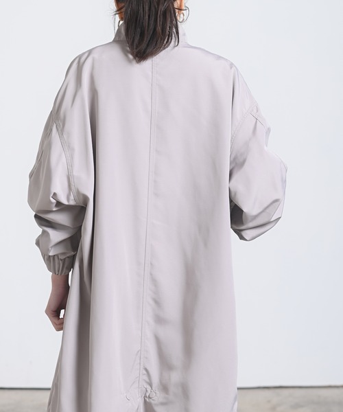 rps(アールピーエス)の「オーバースタンドモッズコート(モッズコート・レディース・ブラック/カーキ/グレイッシュベージュ・M)」の18枚目の写真