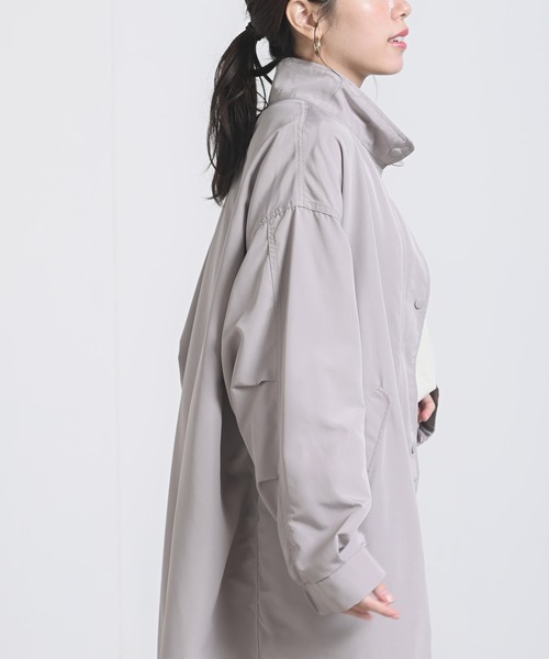 rps(アールピーエス)の「オーバースタンドモッズコート(モッズコート・レディース・ブラック/カーキ/グレイッシュベージュ・M)」の19枚目の写真