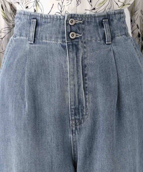 GLOBAL WORK（グローバルワーク）の「GOODデニムタックワイドパンツ