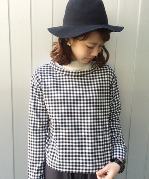 Kastane（カスタネ）の「【Kastane】ネルプルオーバー（シャツ/ブラウス・レディース・ホワイト系その他/ブルー系その他/イエロー系その他・FREE）」の2枚目の写真