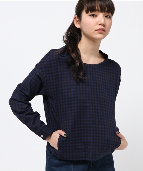 Kastane（カスタネ）の「【Kastane】ネルプルオーバー（シャツ/ブラウス・レディース・ホワイト系その他/ブルー系その他/イエロー系その他・FREE）」の5枚目の写真