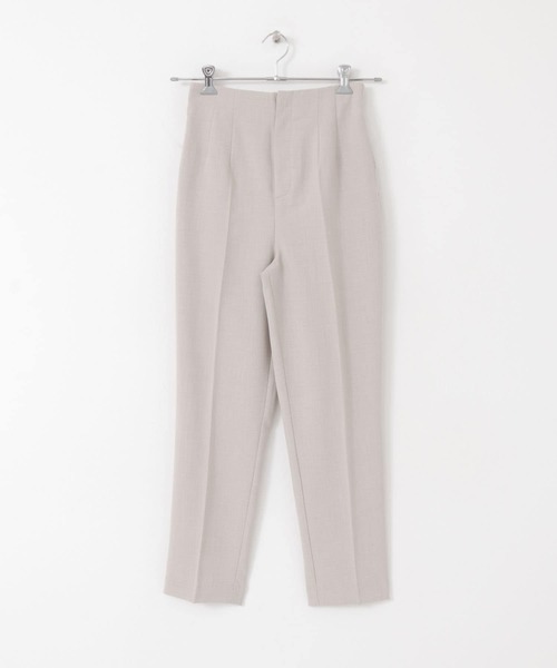 『WEB先行販売』リネンライクハイウエストテーパードパンツ