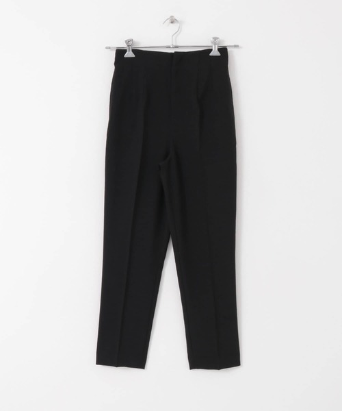 『WEB先行販売』リネンライクハイウエストテーパードパンツ