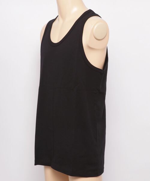 WEGO（ウィゴー）の「WEGO/スタンダードタンクトップ（タンクトップ・メンズ・オレンジ/グリーン/ホワイト/ブラック・MEDIUM/LARGE/SMALL）」の5枚目の写真