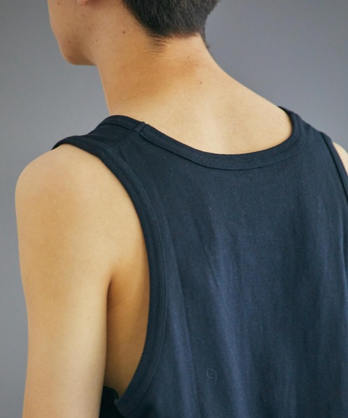 WEGO（ウィゴー）の「WEGO/スタンダードタンクトップ（タンクトップ・メンズ・オレンジ/グリーン/ホワイト/ブラック・MEDIUM/LARGE/SMALL）」の12枚目の写真