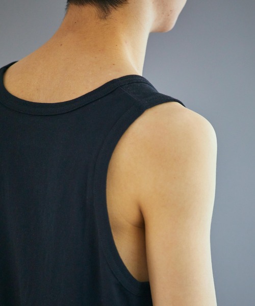 WEGO（ウィゴー）の「WEGO/スタンダードタンクトップ（タンクトップ・メンズ・オレンジ/グリーン/ホワイト/ブラック・MEDIUM/LARGE/SMALL）」の15枚目の写真