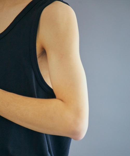 WEGO（ウィゴー）の「WEGO/スタンダードタンクトップ（タンクトップ・メンズ・オレンジ/グリーン/ホワイト/ブラック・MEDIUM/LARGE/SMALL）」の17枚目の写真