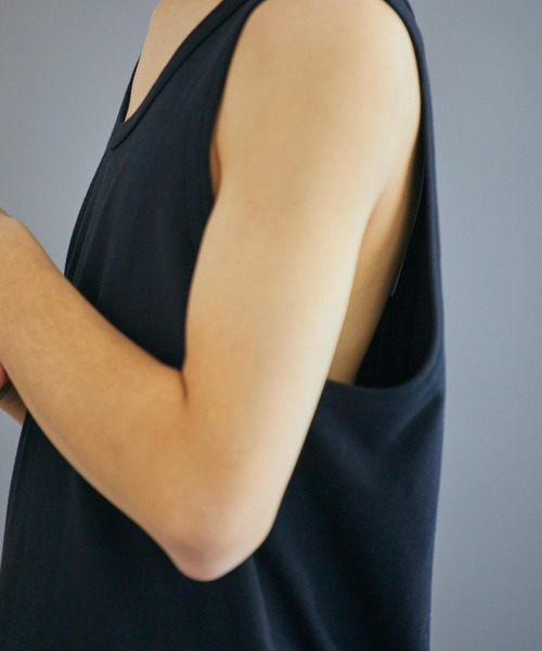 WEGO（ウィゴー）の「WEGO/スタンダードタンクトップ（タンクトップ・メンズ・オレンジ/グリーン/ホワイト/ブラック・MEDIUM/LARGE/SMALL）」の18枚目の写真