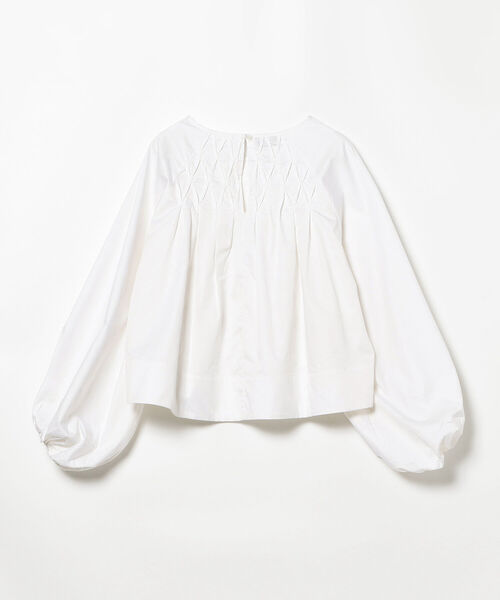 BEAMS LIGHTS（ビームスライツ）の「Devotion TWINS / CRETE スモッキング ブラウス（シャツ/ブラウス・レディース・ホワイト・SMALL）」の10枚目の写真