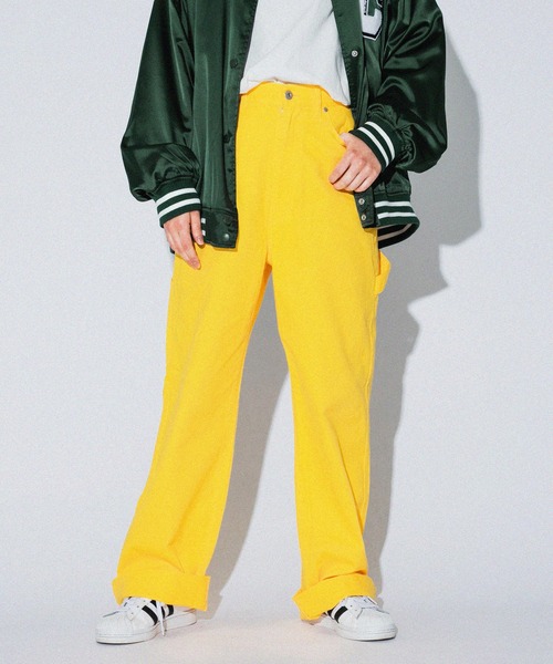 kutir（クティール）の「カラーペインターパンツ（その他パンツ・レディース・パープル/ネイビー/オレンジ/グリーン/イエロー・SMALL/MEDIUM/LARGE）」の4枚目の写真