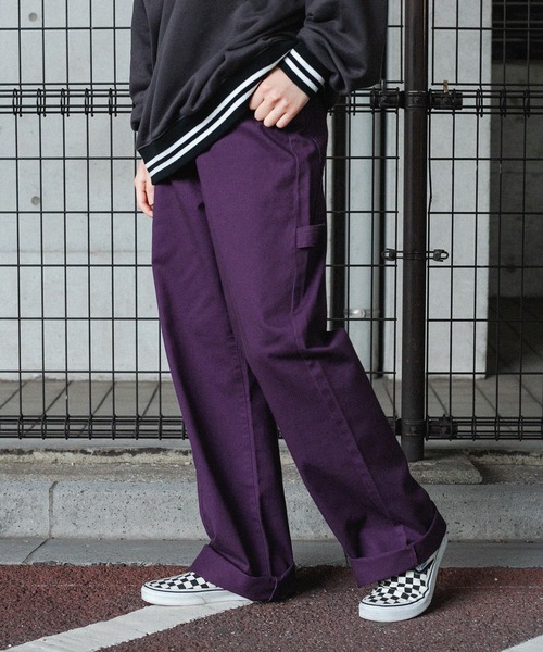 kutir（クティール）の「カラーペインターパンツ（その他パンツ・レディース・パープル/ネイビー/オレンジ/グリーン/イエロー・SMALL/MEDIUM/LARGE）」の16枚目の写真