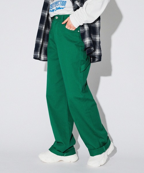 kutir（クティール）の「カラーペインターパンツ（その他パンツ・レディース・パープル/ネイビー/オレンジ/グリーン/イエロー・SMALL/MEDIUM/LARGE）」の7枚目の写真