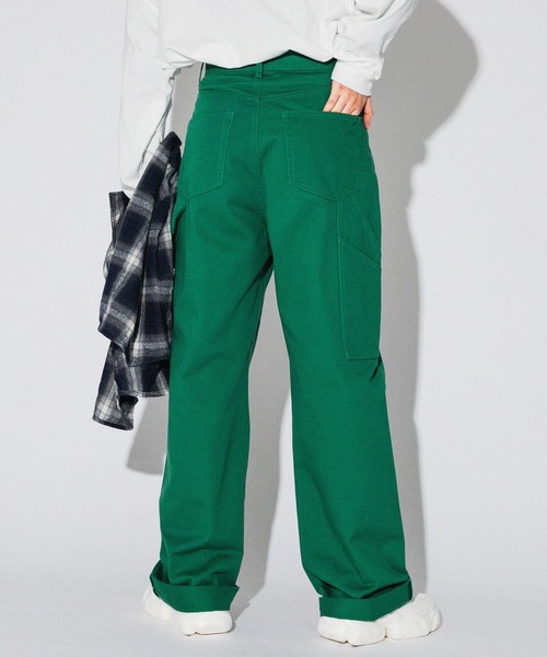 kutir（クティール）の「カラーペインターパンツ（その他パンツ・レディース・パープル/ネイビー/オレンジ/グリーン/イエロー・SMALL/MEDIUM/LARGE）」の8枚目の写真