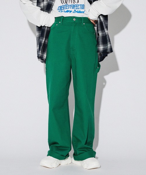 kutir（クティール）の「カラーペインターパンツ（その他パンツ・レディース・パープル/ネイビー/オレンジ/グリーン/イエロー・SMALL/MEDIUM/LARGE）」の6枚目の写真