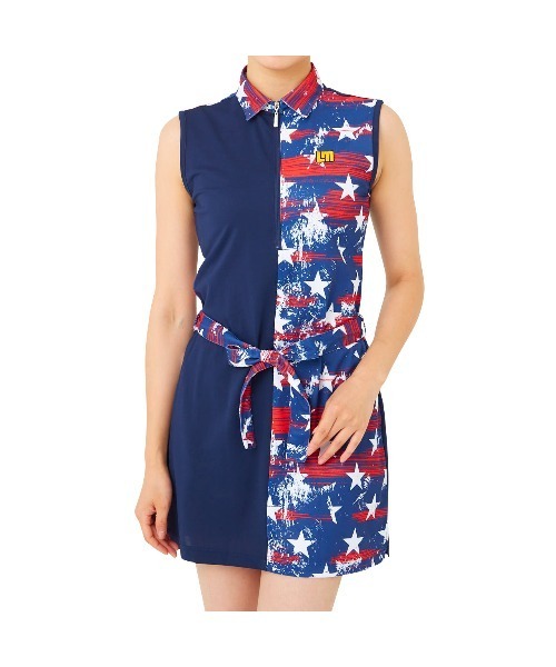 Loudmouth ラウドマウス 切替 ノースリーブワンピース 吸汗速乾 Uvカット 接触冷感 ゴルフウェア レディース ワンピース Loudmouth ラウドマウス のファッション通販 Zozotown