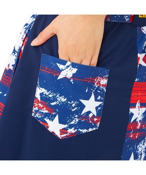 Loudmouth(ラウドマウス)の「LOUDMOUTH/ラウドマウス ゴルフウェア 吸汗速乾 UVカット 切替 ノースリーブワンピース(ワンピース・レディース・ホワイト×ブラック/ネイビー系/その他・L/S/M)」の19枚目の写真