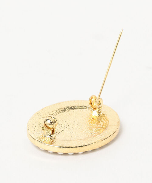 Ray BEAMS（レイビームス）の「guriguri / ROSE ブローチ（ブローチ/コサージュ・レディース・ブラック・ONE SIZE）」の3枚目の写真