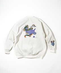 TOWNCRAFT | Towncraft PREP/タウンクラフトプレップ Mix Motif Crewneck Sweat /ミックスモチーフ クルーネック スウェット(スウェット)
