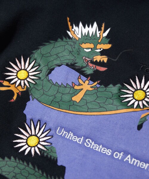 TOWNCRAFT(タウンクラフト)の「Towncraft PREP/タウンクラフトプレップ Mix Motif Crewneck Sweat /ミックスモチーフ クルーネック スウェット(スウェット・メンズ・ホワイト/ブラック/サックスブルー・MEDIUM/LARGE)」の11枚目の写真