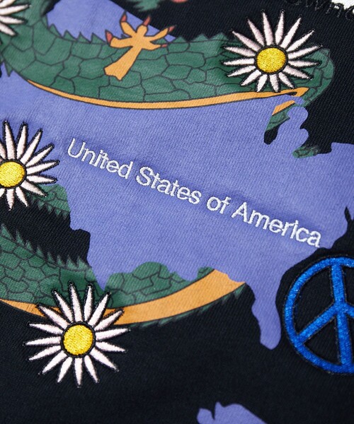 TOWNCRAFT(タウンクラフト)の「Towncraft PREP/タウンクラフトプレップ Mix Motif Crewneck Sweat /ミックスモチーフ クルーネック スウェット(スウェット・メンズ・ホワイト/ブラック/サックスブルー・MEDIUM/LARGE)」の12枚目の写真