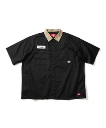 【DICKIES/ディッキーズ】ツイルクレリックワークシャツ ビッグシルエット
