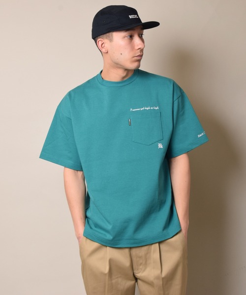 Back Channel（バックチャンネル）の「WIDE POCKET T（Tシャツ/カットソー・メンズ・オフホワイト/ブルー/グリーン/オリーブドラブ・SMALL/MEDIUM/LARGE/X-LARGE/XX-LARGE）」の8枚目の写真
