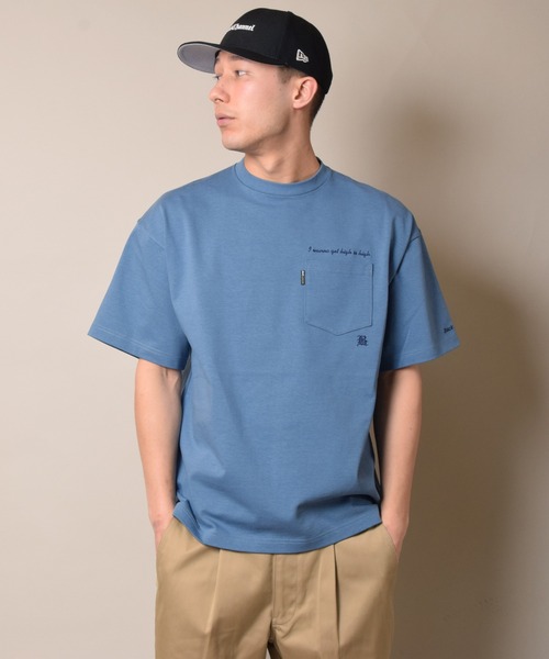 Back Channel（バックチャンネル）の「WIDE POCKET T（Tシャツ/カットソー・メンズ・オフホワイト/ブルー/グリーン/オリーブドラブ・SMALL/MEDIUM/LARGE/X-LARGE/XX-LARGE）」の11枚目の写真