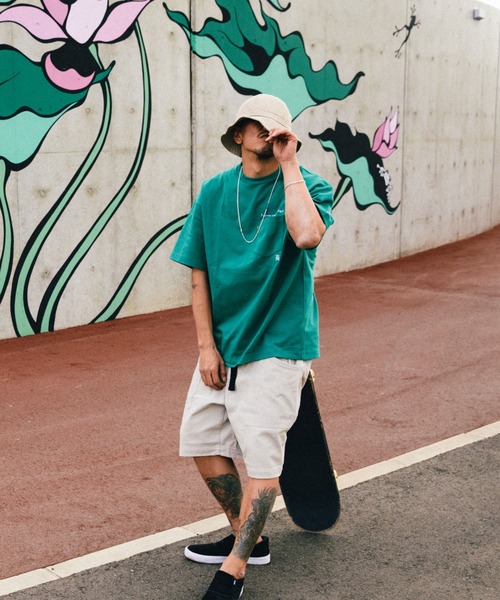 Back Channel（バックチャンネル）の「WIDE POCKET T（Tシャツ/カットソー・メンズ・オフホワイト/ブルー/グリーン/オリーブドラブ・SMALL/MEDIUM/LARGE/X-LARGE/XX-LARGE）」の5枚目の写真