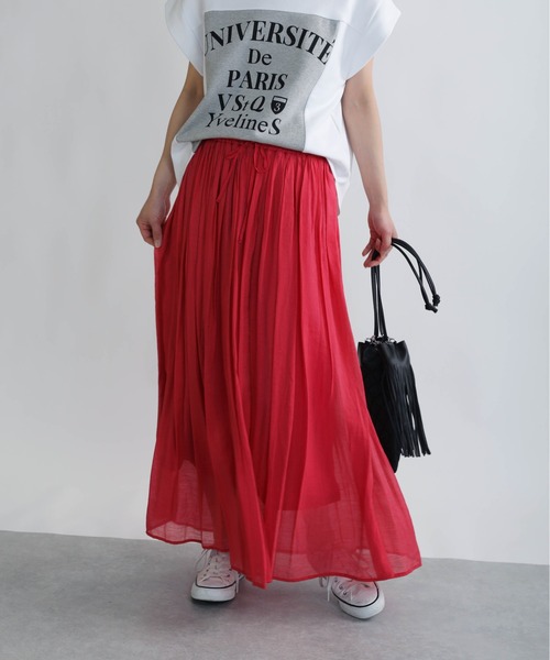 PICCIN（ピッチン）の「ボイルボリュームスカート（スカート・レディース・ブラック/ピンク/ブルー・M/L）」の21枚目の写真