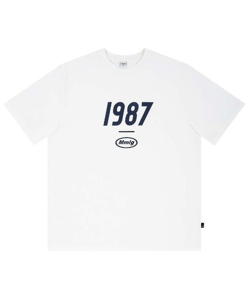 87mm(87mm)の「【87MM / Mmlg】19MG HF-T / パルチムエムエム Mmlg 19MG HF フロントロゴ Tシャツ(Tシャツ/カットソー・レディース・ナチュラル/ネイビー/チャコールグレー/スカイブルー/ホワイト/ブラック・SMALL/MEDIUM/LARGE/X-SMALL)」の7枚目の写真