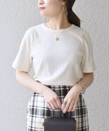 SHIPS | コットンテレコショートスリーブプルオーバー◇(Tシャツ/カットソー)