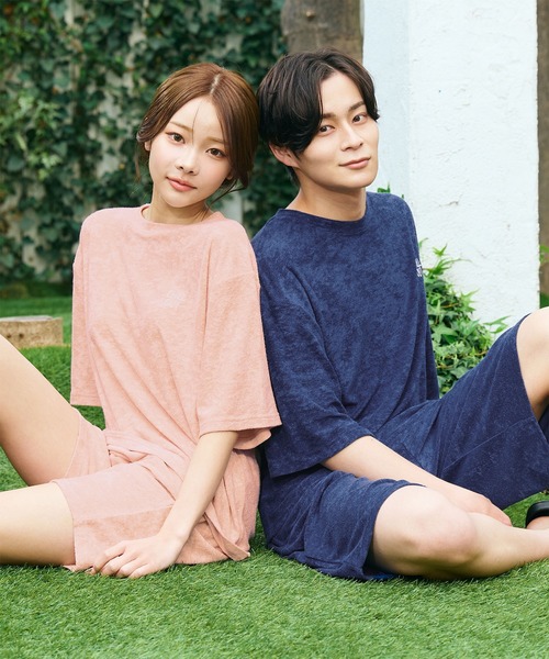 オシャレさん必見！【未使用タグ付】パジャマダブルブレザー セットアップ 黒 XL ブラック 【WEB限定】上下セットアップ ブレサブルクール 通気清涼